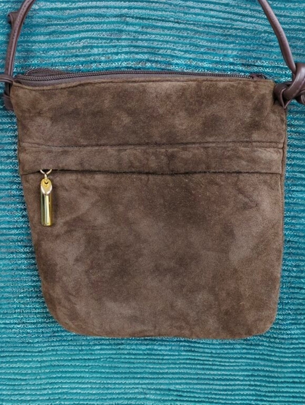 Bechamel Soft Suedecloth Crossbody Bag